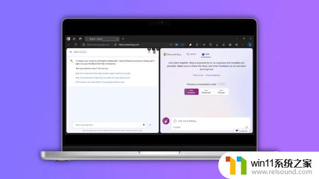 微软在Edge浏览器弹窗告诉Google Bard用户改用Bing AI试试，推出强大AI搜索引擎
