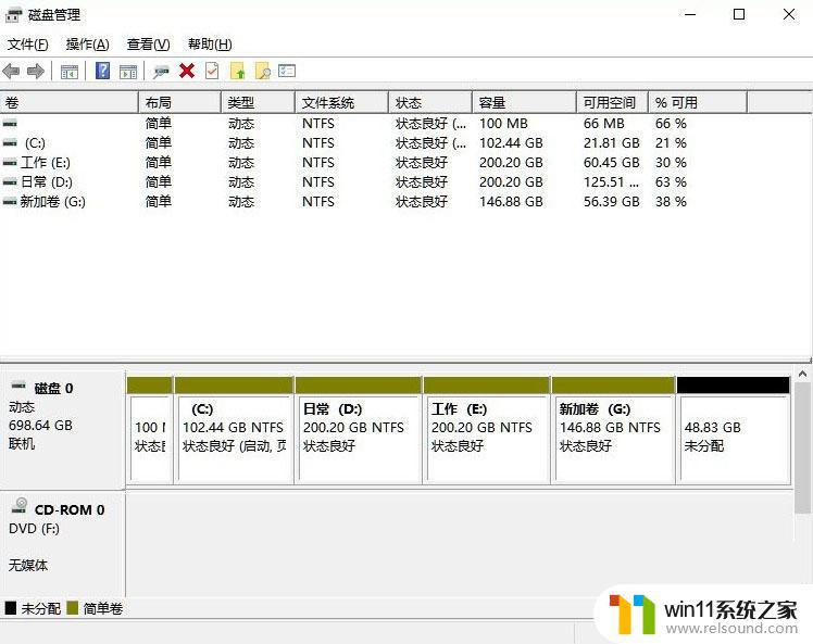 windows11分配磁盘空间的方法_win11硬盘分区怎么操作