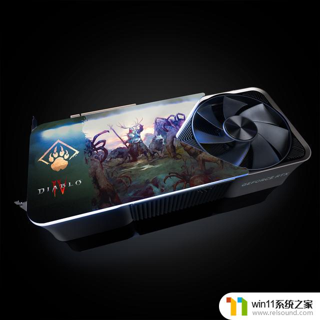 英伟达展示暗黑破坏神IV主题限定版GeForce RTX 4080显卡，让你在游戏中体验更真实的画面！