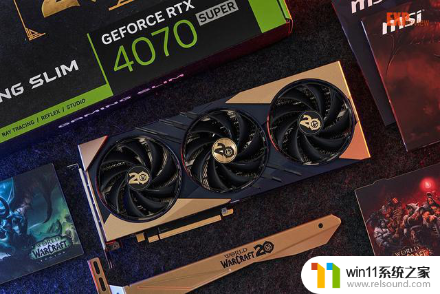 微星魔龙 RTX 4070 SUPER魔兽世界联名显卡评测