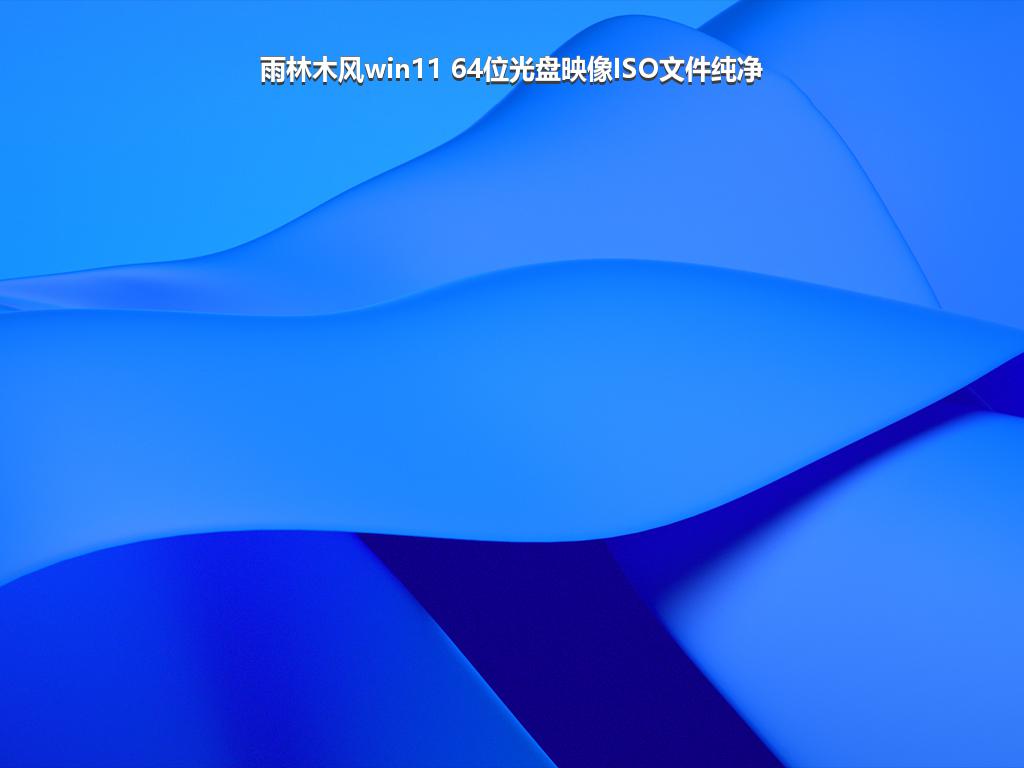 雨林木风win11 64位光盘映像ISO文件纯净