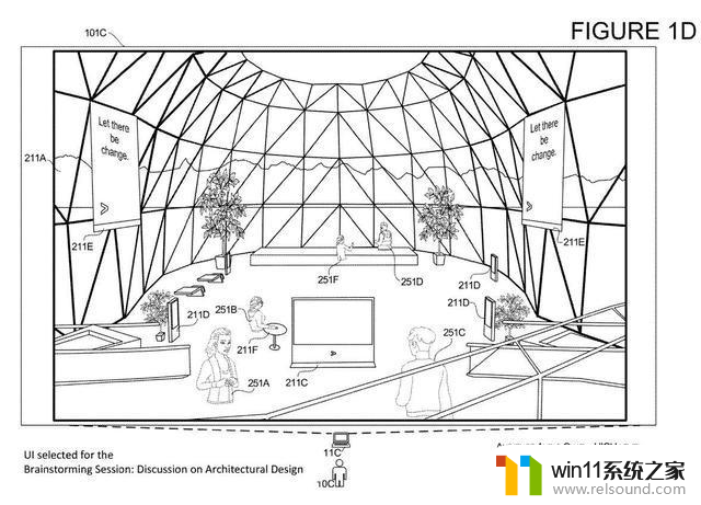 微软专利分享：动态控制元宇宙会议环境界面，根据会议议程灵活调节