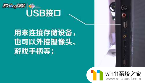 海信电视音频输出口示意图